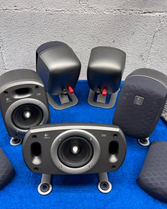 Logitech Z-680 diffusori satelliti surround atmos