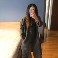 Cappotto grigio lana e alpaca