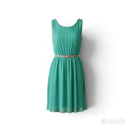 Abito Massimo Dutti verde acqua 