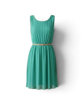 Abito Massimo Dutti verde acqua 