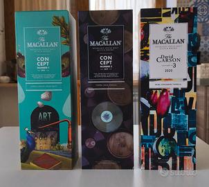 WHISKY MACALLAN CONCEPT 1,2,3 LIM. EDITION CL 75