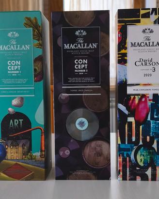 WHISKY MACALLAN CONCEPT 1,2,3 LIM. EDITION CL 75