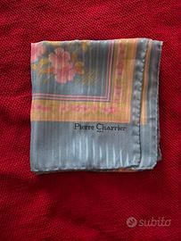 foulard in seta azzurro