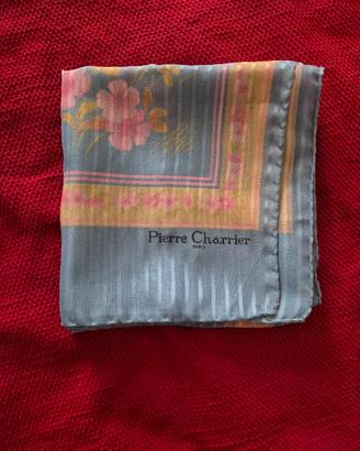 foulard in seta azzurro