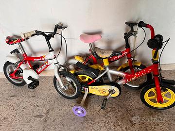 Biciclette di varie misure