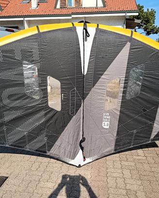 Vela Wing foil RRD Gold con maniglie 5.0 m