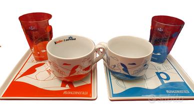 Set Colazione per due in ceramica Egan e vetro