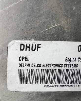 Centralina Opel metano 09364499 HSFI 2.1