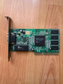 Scheda video grafica interna S3 Trio 3D VGA AGP