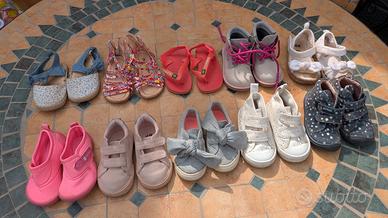 scarpe bambina varie marche tg 19 e 20