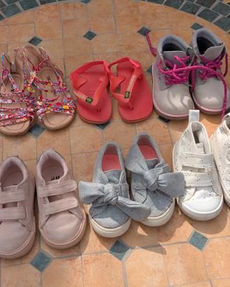 scarpe bambina varie marche tg 19 e 20