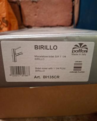 Rubinetto per bidet birillo 