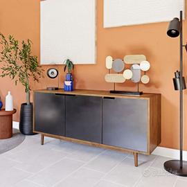 Credenza in massello di mango e metallo