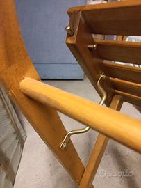 Seggiole in legno pieghevoli