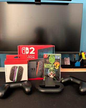 SWITCH 2 NINTENDO +giochi + JOYCON + accessori