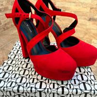 Sandali con tacco red Tata Italia