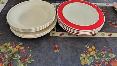 Piatti in plastica per bambini campeggio  anziani