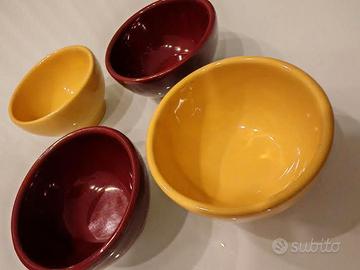 SET 4 CIOTOLE DA PINZIMONIO