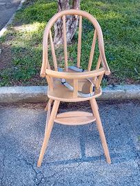 Seggiolone pappa in legno Ikea 