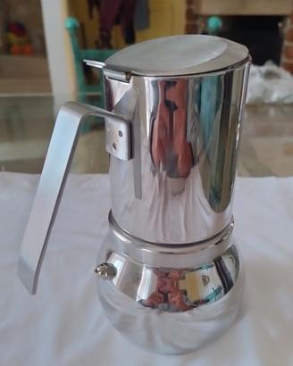 caffettiera moka 6 tazze acciaio inox 18/10 Stella