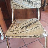 Sedia vintage - juventus