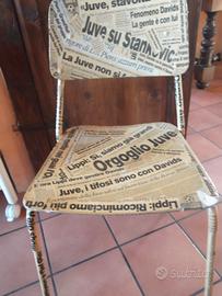 Sedia vintage - juventus