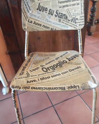 Sedia vintage - juventus