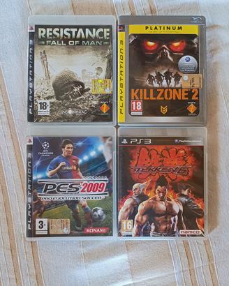 Lotto 4 Giochi PS3 Originali – Tekken, Killzone
