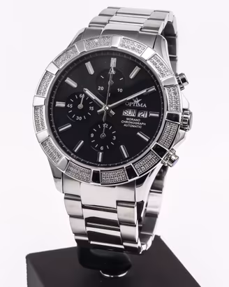 Optima Morano Movimento ETA7750 e 144 Diamanti