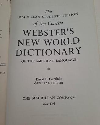 dizionario lingua americana