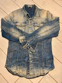 Camicia jeans Cycle Made in Italy taglia S