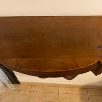 Antica console in legno