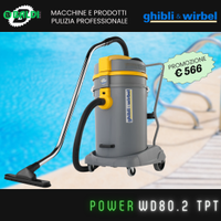 Aspiratore polvere liquidi Ghibli Power WD 80.2 TP