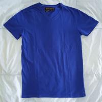 T-shirt ZARA Essentials (size S) Slim Fit blu uomo