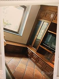 Cassettone panca noce stile Olandese
