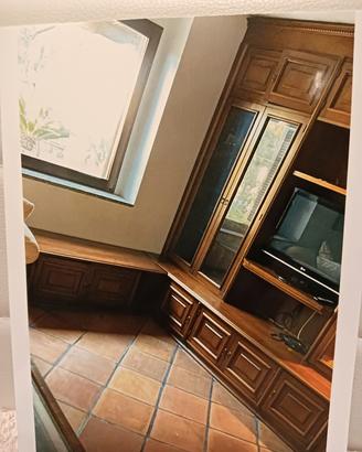 Cassettone panca noce stile Olandese