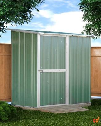 Box casetta giardino in Acciaio 174x100cm verde