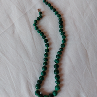 Collana in malachite
