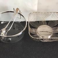 Insalatiera con posate,in omaggio porta pane