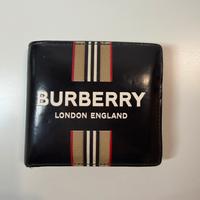 Portafoglio Burberry originale in pelle vintage