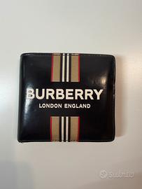 Portafoglio Burberry originale in pelle vintage