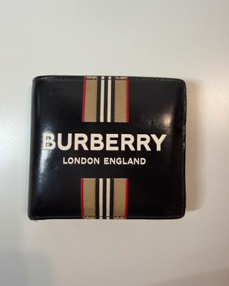 Portafoglio Burberry originale in pelle vintage