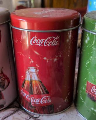 barattoli natalizi Coca cola