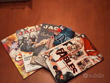 Fables 1 , 2 e Jack of Fables 1, 2, 3 ed. Vertigo.