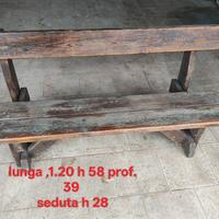 Antica panca di scuola