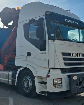 Iveco 440 Scarrabile 7 Metri con Cassa con ragno