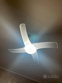 Ventilatore a soffitto con luce LED