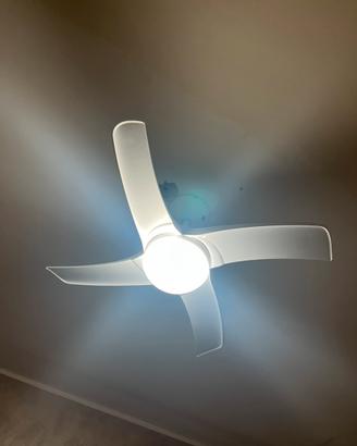 Ventilatore a soffitto con luce LED