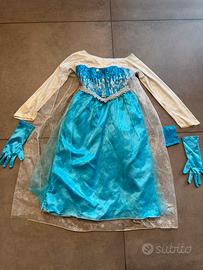 VESTITO DI CARNEVALE DISNEY ELSA FROZEN
