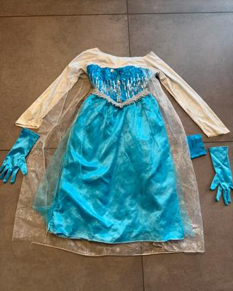 VESTITO DI CARNEVALE DISNEY ELSA FROZEN